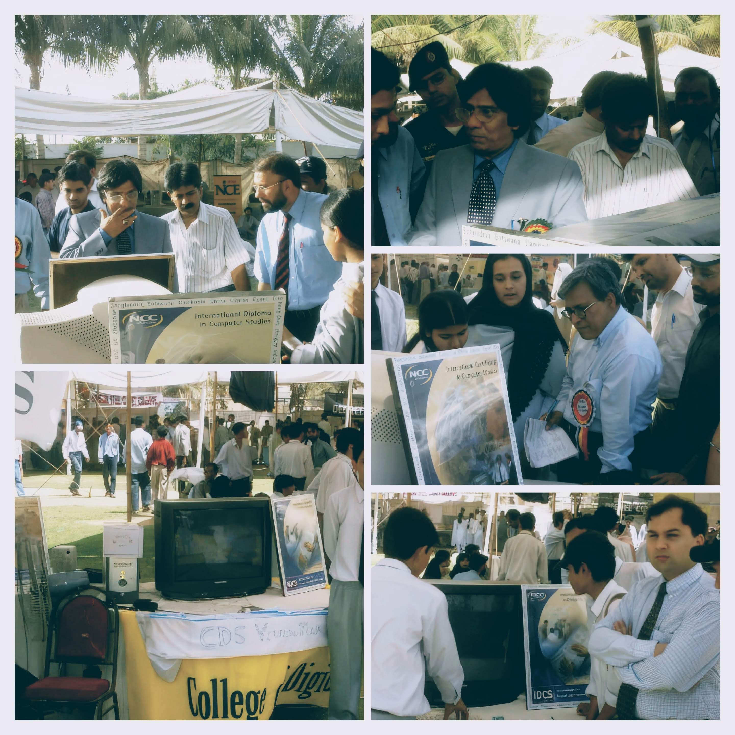 some pictures from the science tech fair at the high school level in Karachi in early 2000s